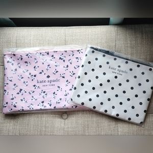 New Kate Spade cosmetic bags.